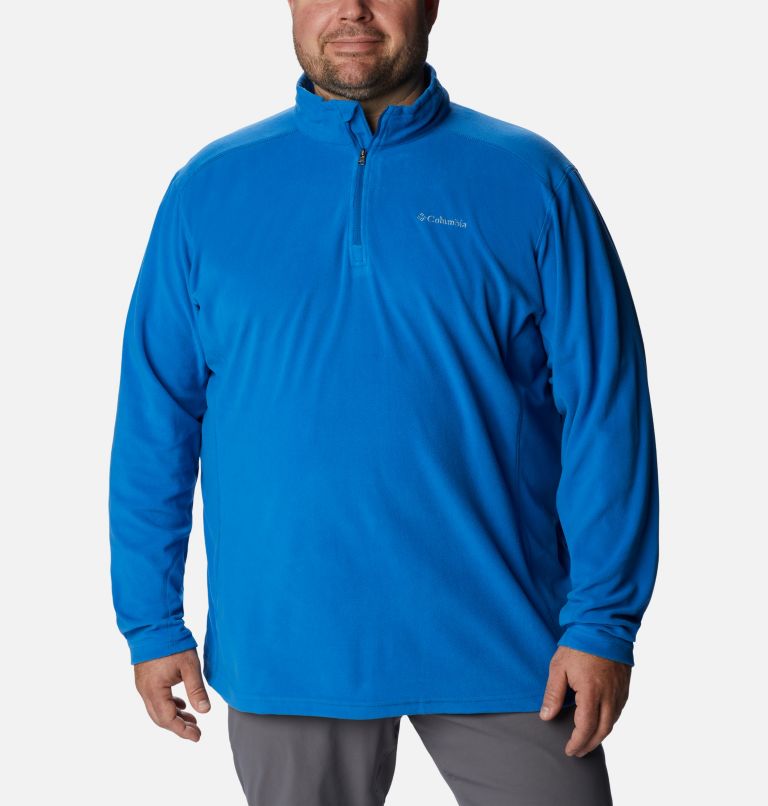 Men's Klamath Range II Half Zip Fleece Pullover - Big, Color: Bright Indigo, image 1