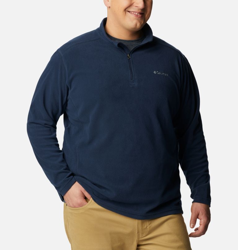 Men's Klamath Range II Half Zip Fleece Pullover - Big, Color: Collegiate Navy Solid, image 5