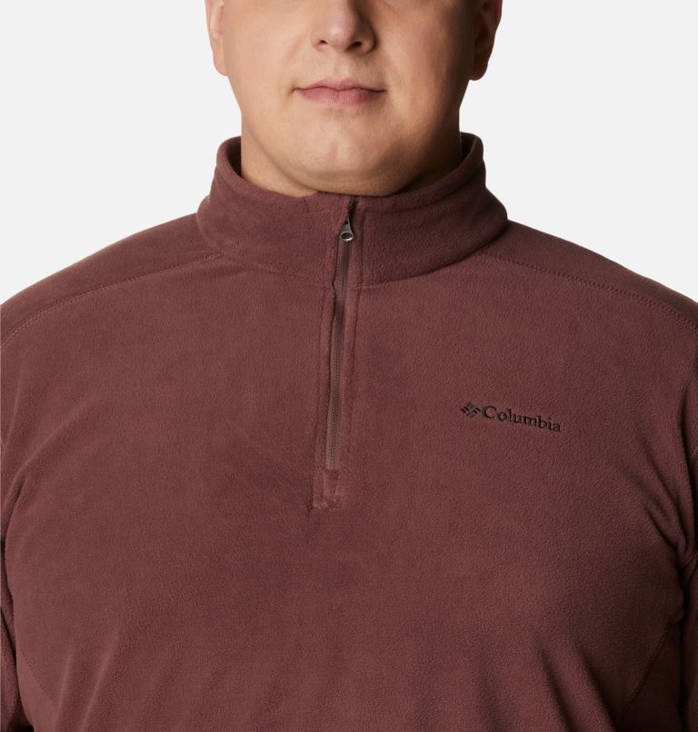 Men's Klamath Range II Half Zip Fleece Pullover - Big, Color: Light Raisin, image 4