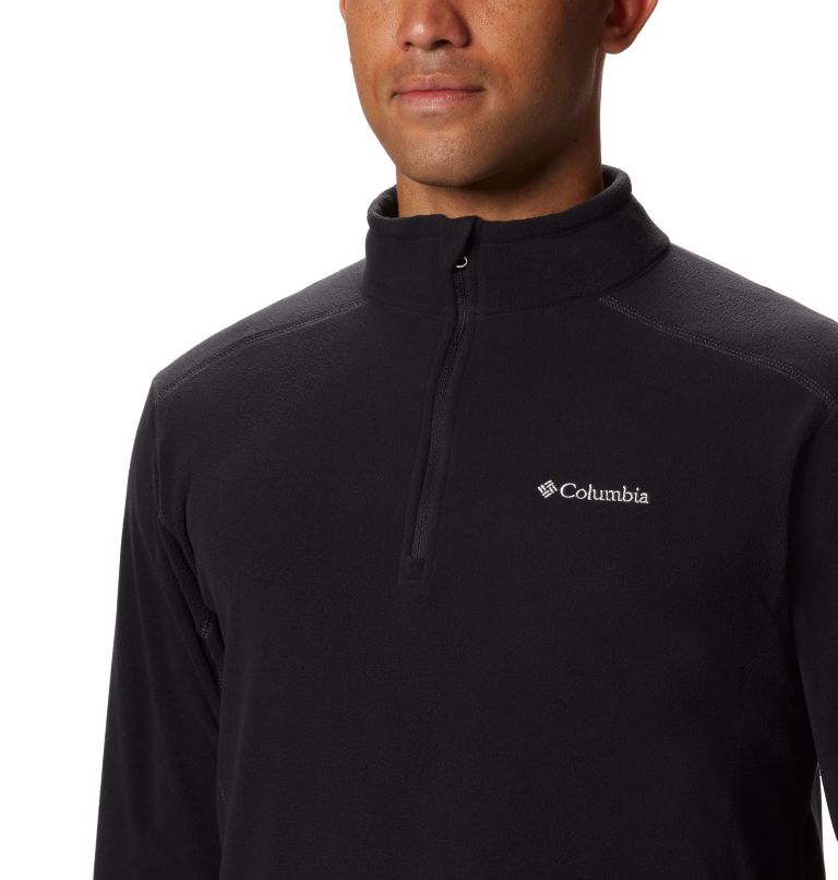 Men's Klamath Range II Half Zip Fleece Pullover - Tall, Color: Black, image 3