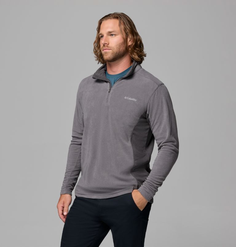 Chandail à demi-fermeture éclair en polaire Klamath Range II Homme - Grandes tailles, Color: City Grey, Shark, image 4
