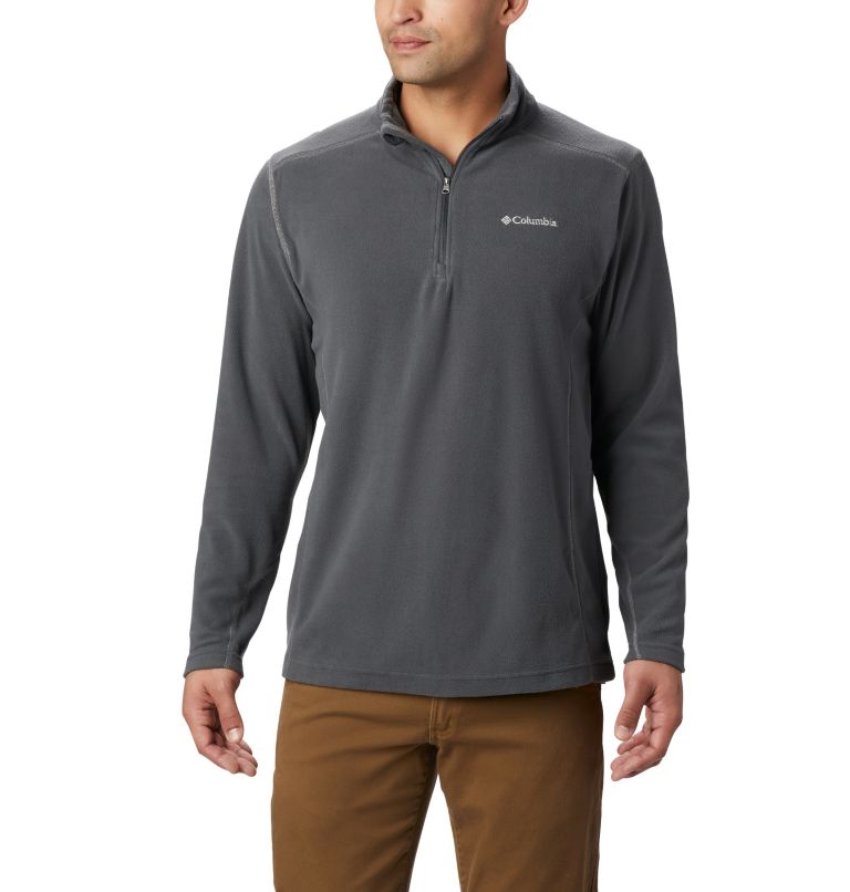 Thumbnail: Men's Klamath Range II Half Zip Fleece Pullover - Tall, Color: Grill, image 1