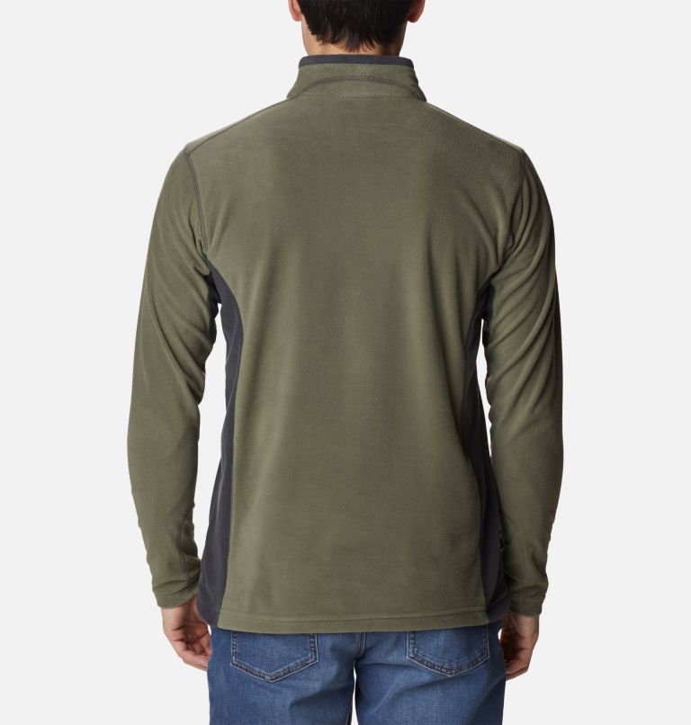 Men's Klamath Range II Half Zip Fleece Pullover - Tall, Color: Stone Green, Shark, image 2