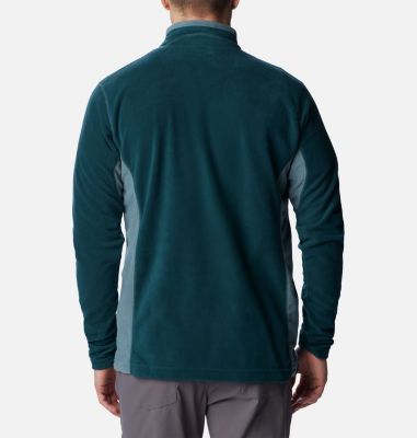 Columbia Herren Fleece-Pullover 'Klamath Range 2' – Halbzip, Microfleece, Für Outdoor & Wanderungen, In Blau