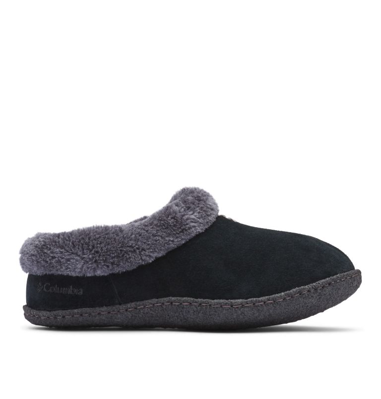 Women's Duchess Hill Slipper, Color: Black, Monument, image 1