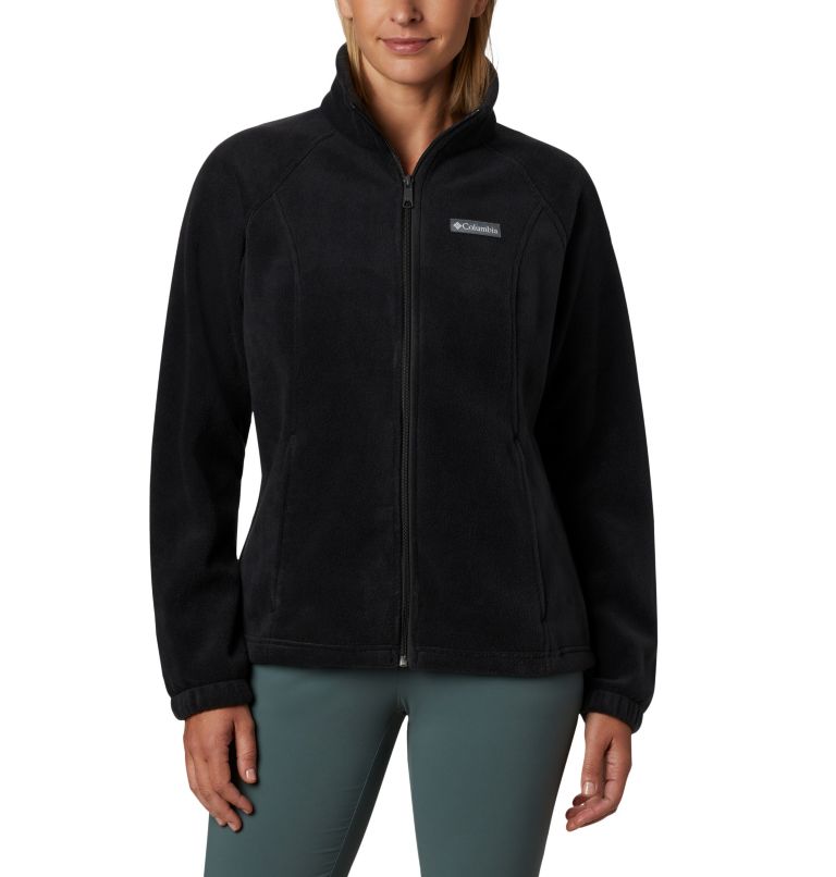 Thumbnail: Women’s Benton Springs Full Zip Fleece Jacket, Color: Black, image 1