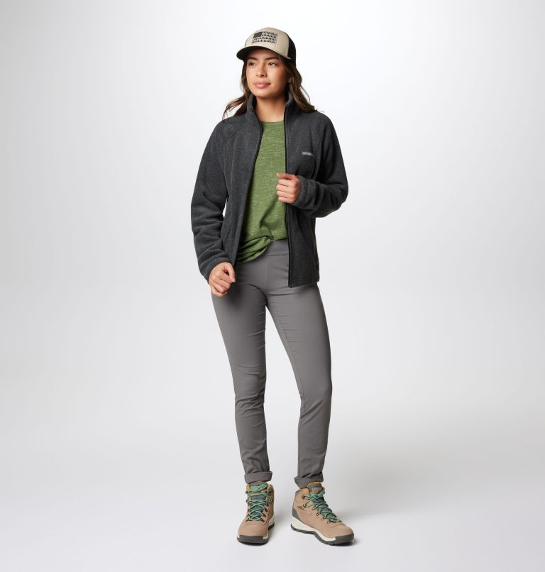 Women's Benton Springs Full Zip Fleece Jacket, Color: Charcoal Heather, image 3