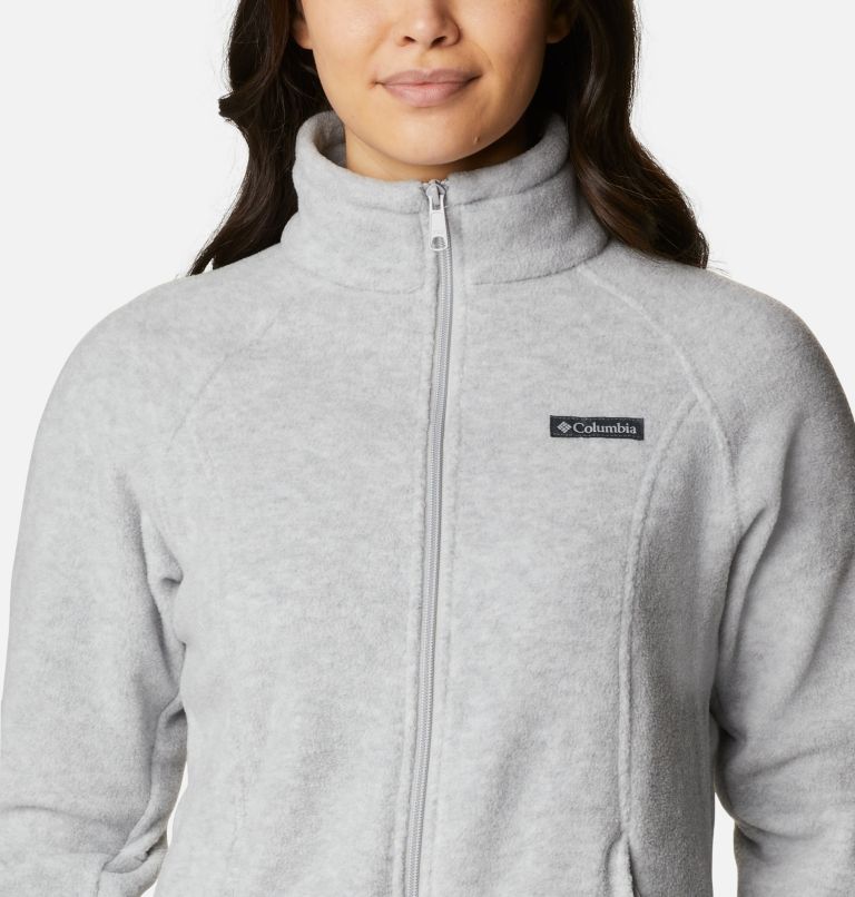Women’s Benton Springs Full Zip Fleece Jacket, Color: Cirrus Grey Heather