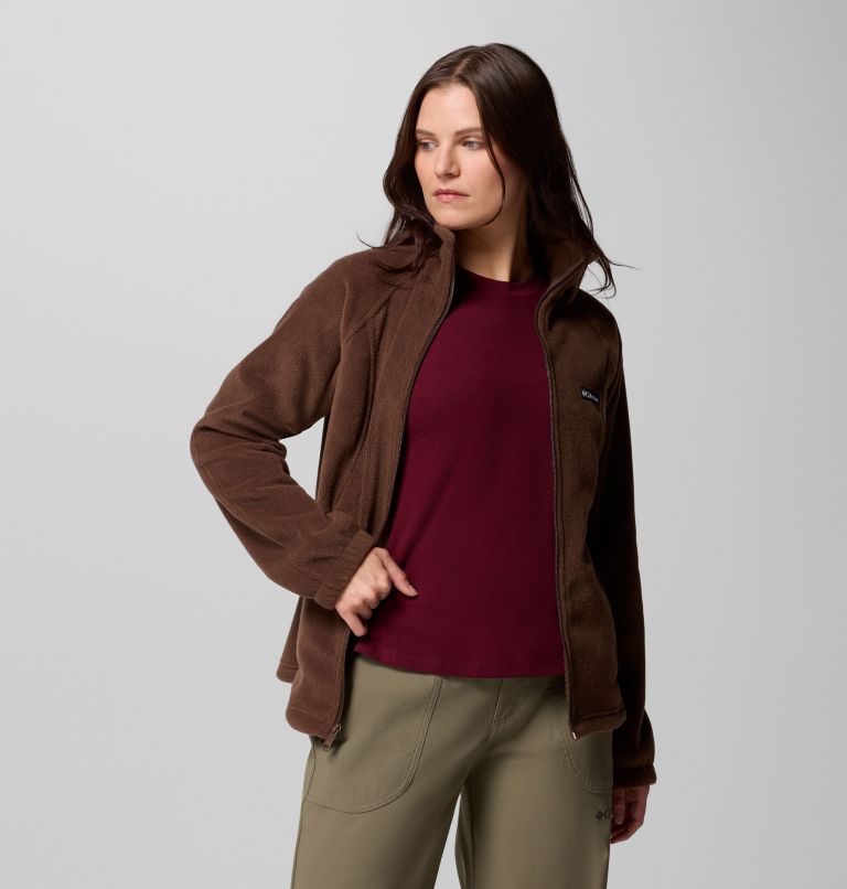 Women's Benton Springs Full Zip Fleece Jacket, Color: Tobacco, image 7