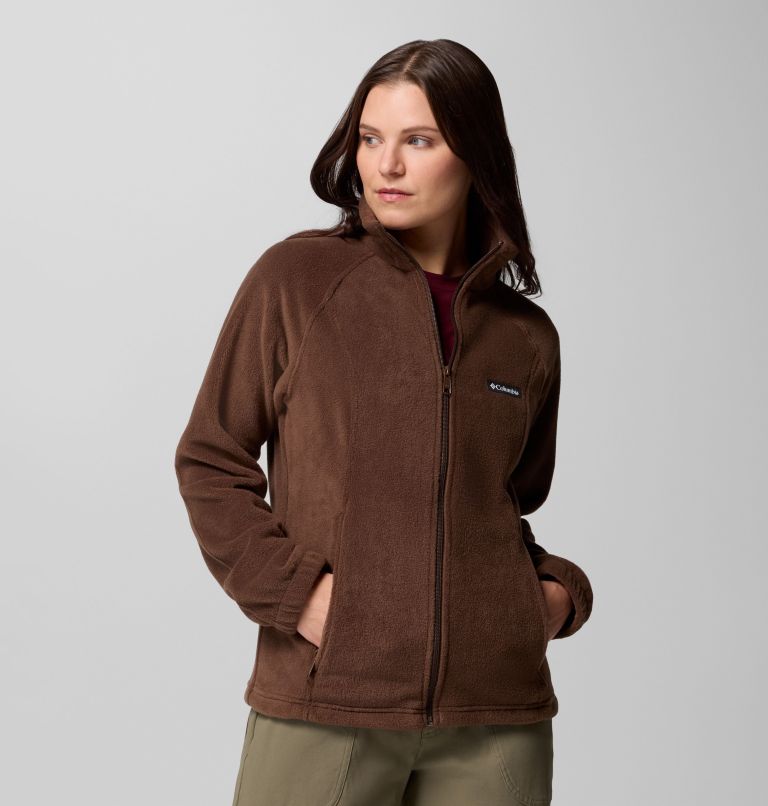 Women's Benton Springs Full Zip Fleece Jacket, Color: Tobacco, image 1