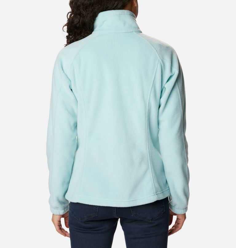 Women's Benton Springs Full Zip Fleece Jacket - Petite, Color: Aqua Haze, image 2