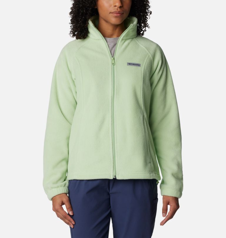 White Columbia Fleece Zip Up Jacket 