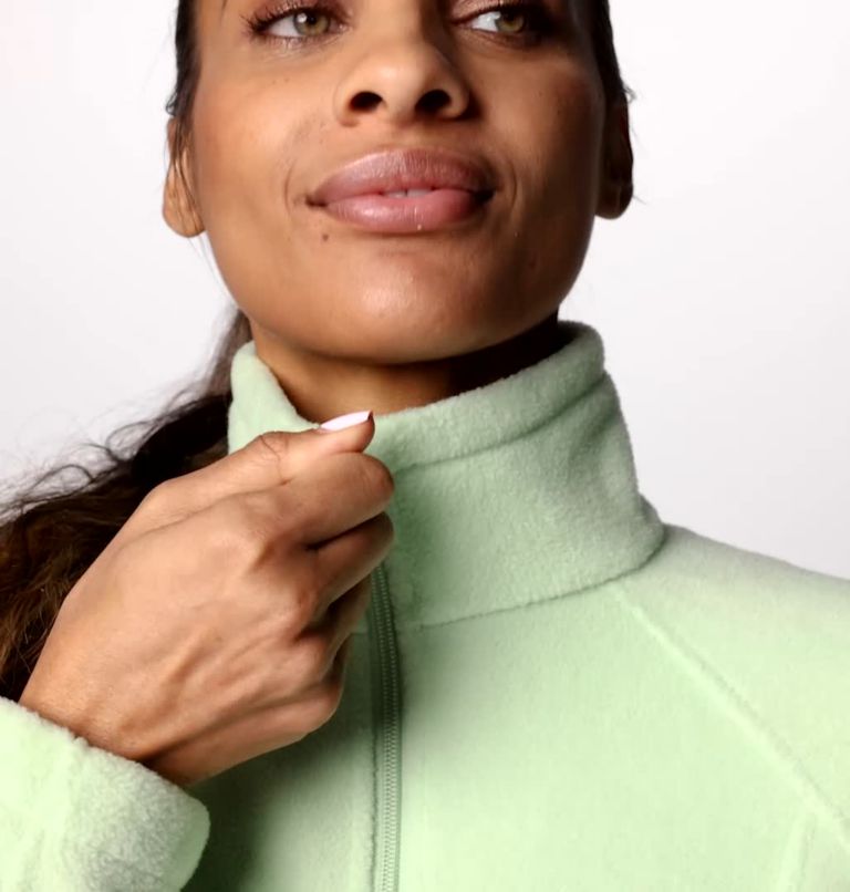 Women's Benton Springs Full Zip Fleece Jacket, Color: Sage Leaf