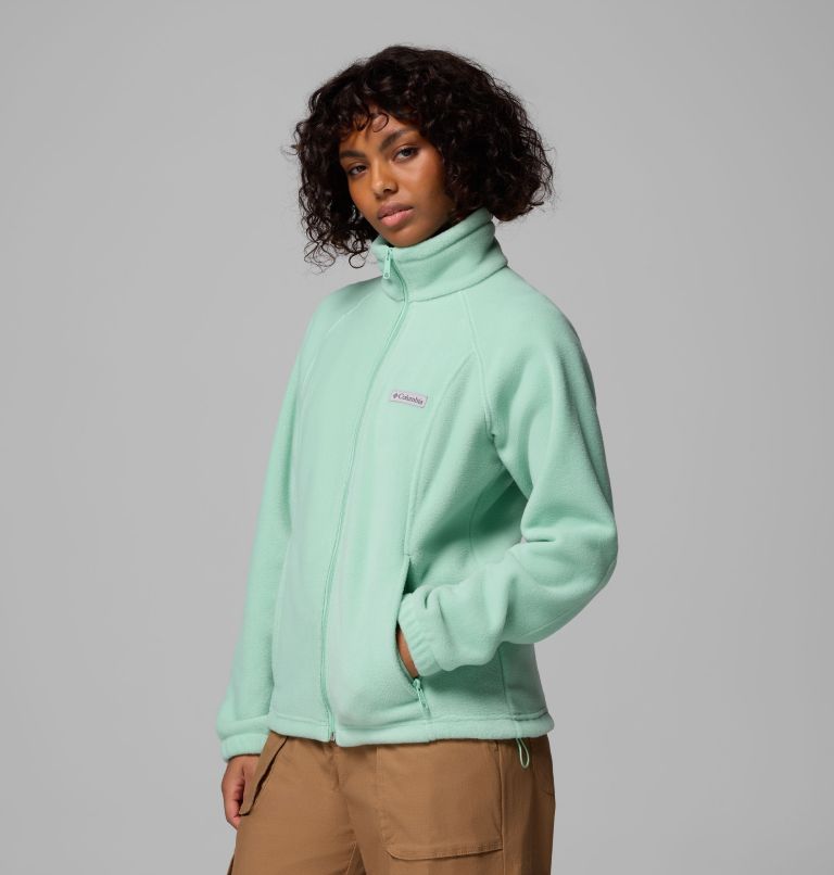 Women's Benton Springs Full Zip Fleece Jacket, Color: New Mint, image 4