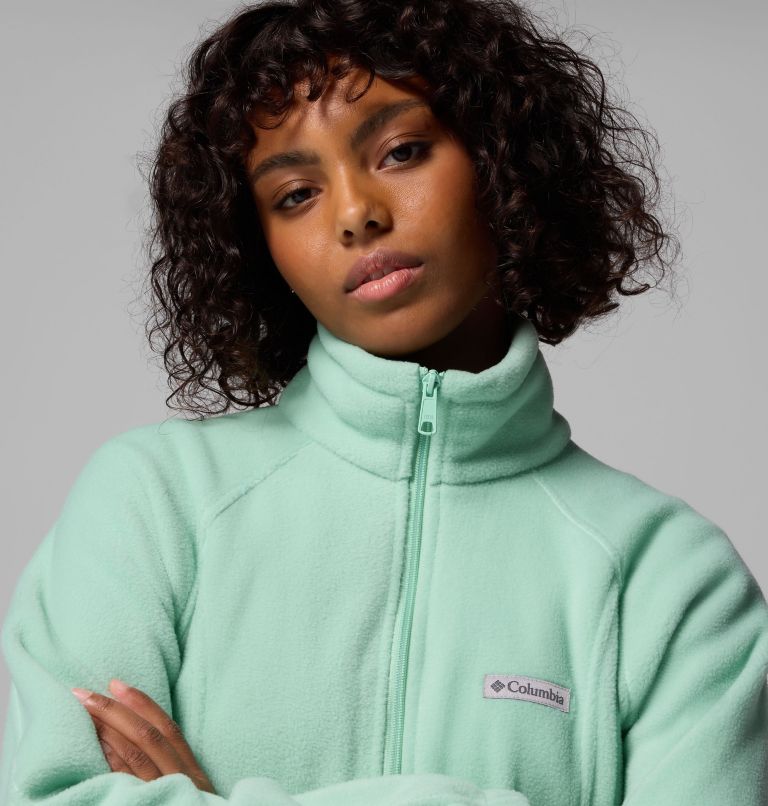 Women's Benton Springs Full Zip Fleece Jacket, Color: New Mint, image 5