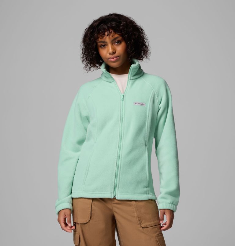 Women's Benton Springs Full Zip Fleece Jacket, Color: New Mint, image 1