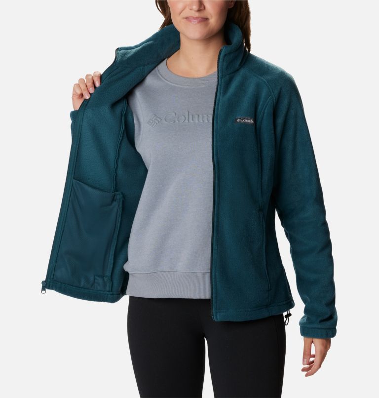 Women's Benton Springs Full Zip Fleece Jacket, Color: Night Wave, image 5
