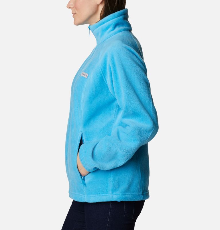 Thumbnail: Women’s Benton Springs Full Zip Fleece Jacket, Color: Blue Chill, image 3