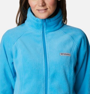 Columbia Women's Benton Springs Full Zip Fleece Jacket - Red Lily, Medium, 100% Polyester