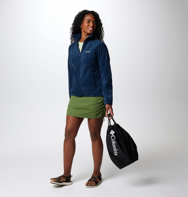 Women's Benton Springs Full Zip Fleece Jacket, Color: Columbia Navy, image 3