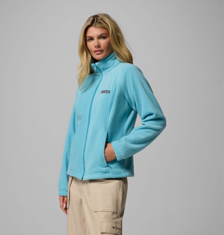 Women's Benton Springs Full Zip Fleece Jacket, Color: Vintage Blue, image 4