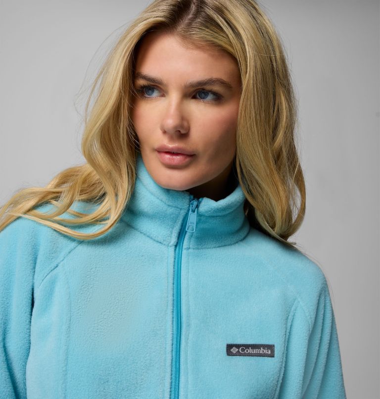 Women's Benton Springs Full Zip Fleece Jacket, Color: Vintage Blue, image 5