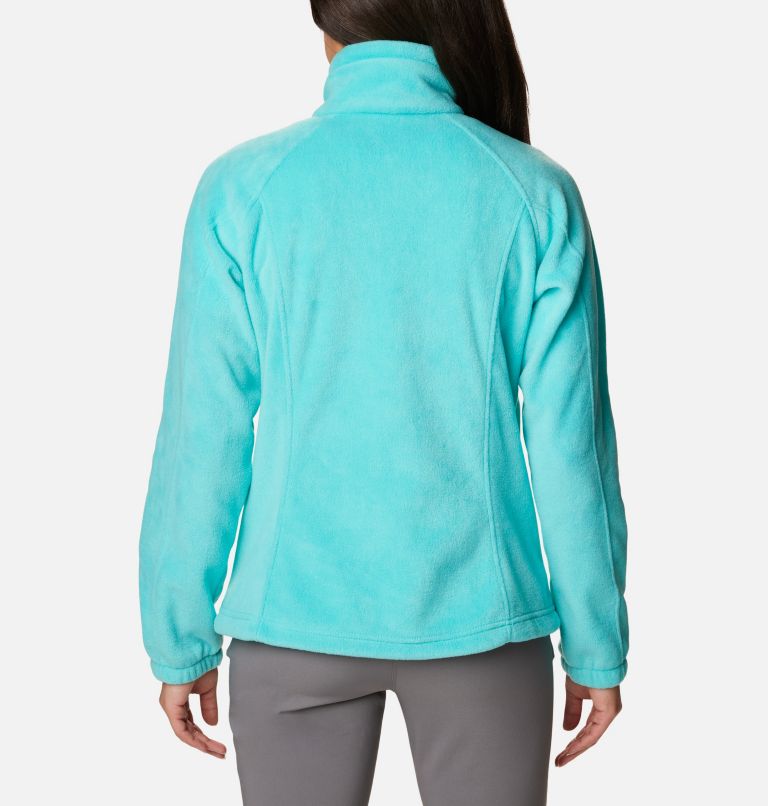 Thumbnail: Women's Benton Springs Full Zip Fleece Jacket, Color: Bright Aqua, image 2