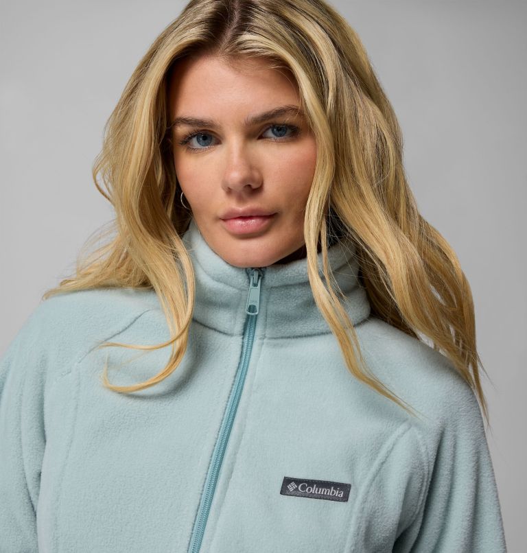 Women's Benton Springs Full Zip Fleece Jacket, Color: Crushed Blue, image 5