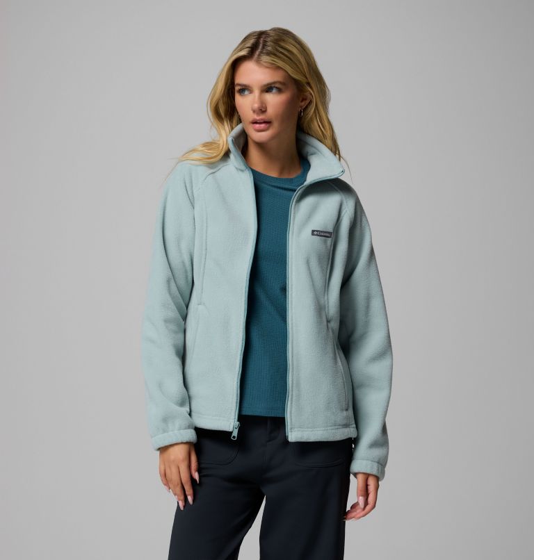 Women's Benton Springs Full Zip Fleece Jacket, Color: Crushed Blue, image 7