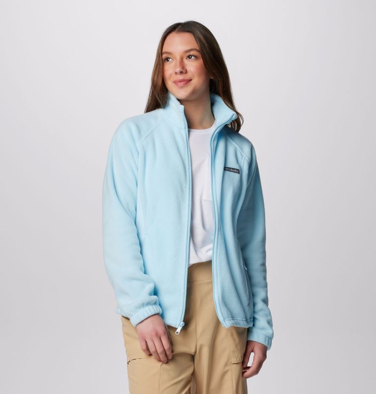 Women's Benton Springs Full Zip Fleece Jacket, Color: Spring Blue, image 6