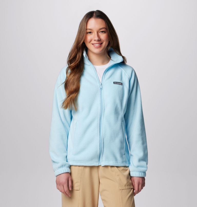 Women's Benton Springs Full Zip Fleece Jacket, Color: Spring Blue, image 1