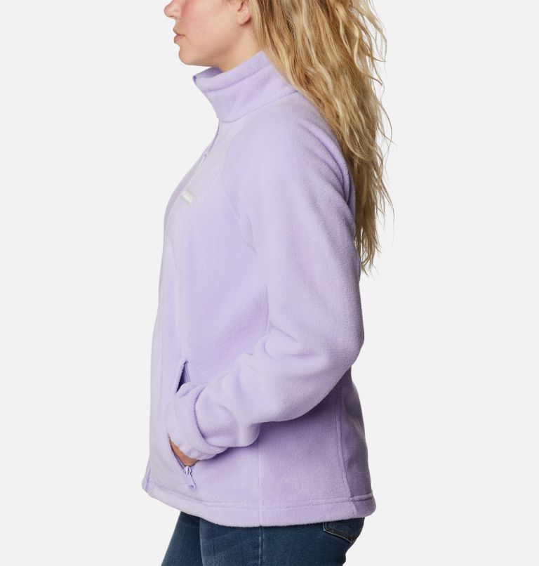 Thumbnail: Women's Benton Springs Full Zip Fleece Jacket - Petite, Color: Frosted Purple, image 3
