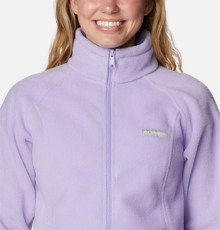 Women's Benton Springs Full Zip Fleece Jacket - Petite, Color: Frosted Purple, image 4