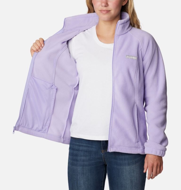 Thumbnail: Women's Benton Springs Full Zip Fleece Jacket - Petite, Color: Frosted Purple, image 5