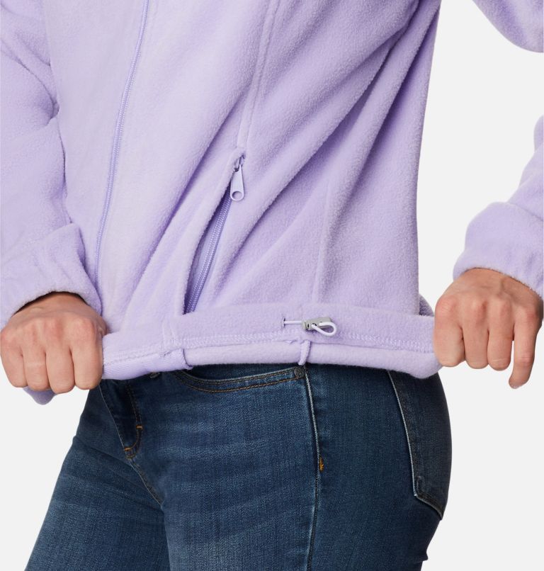 Women's Benton Springs Full Zip Fleece Jacket - Petite, Color: Frosted Purple, image 6