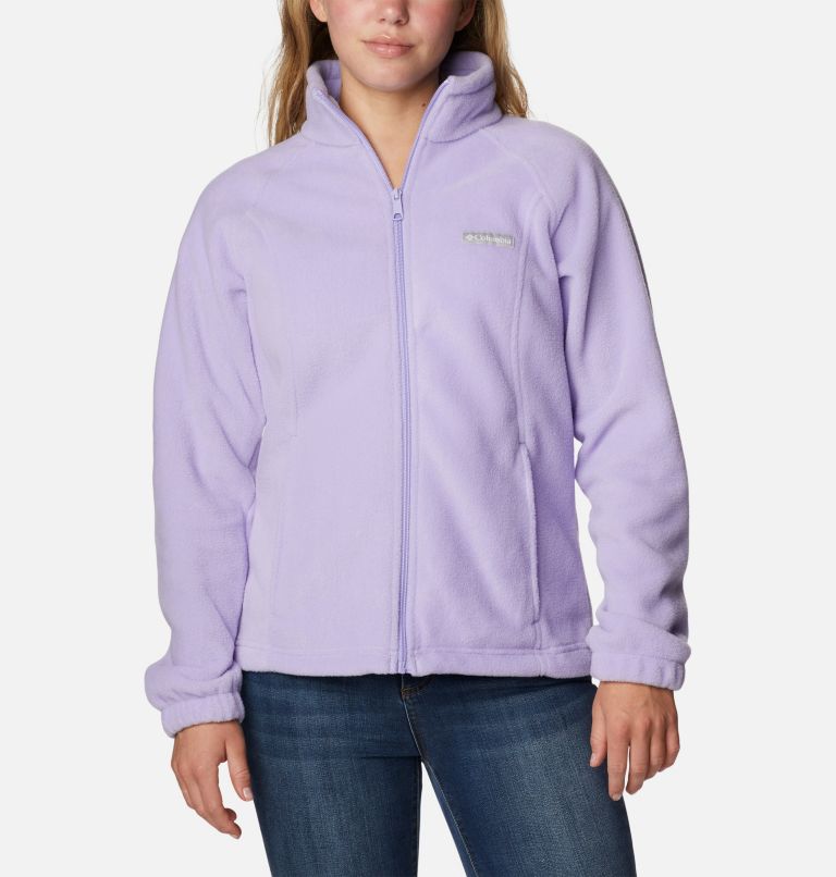 Thumbnail: Women's Benton Springs Full Zip Fleece Jacket - Petite, Color: Frosted Purple, image 1