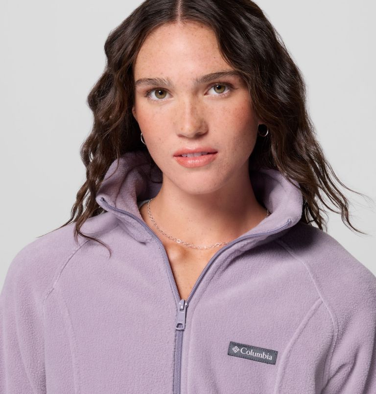 Women's Benton Springs Full Zip Fleece Jacket, Color: Shale Purple, image 6