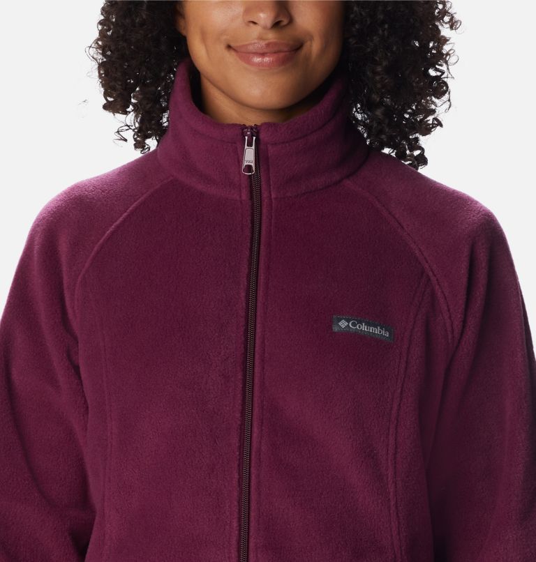 Thumbnail: Women’s Benton Springs Full Zip Fleece Jacket, Color: Marionberry, image 4