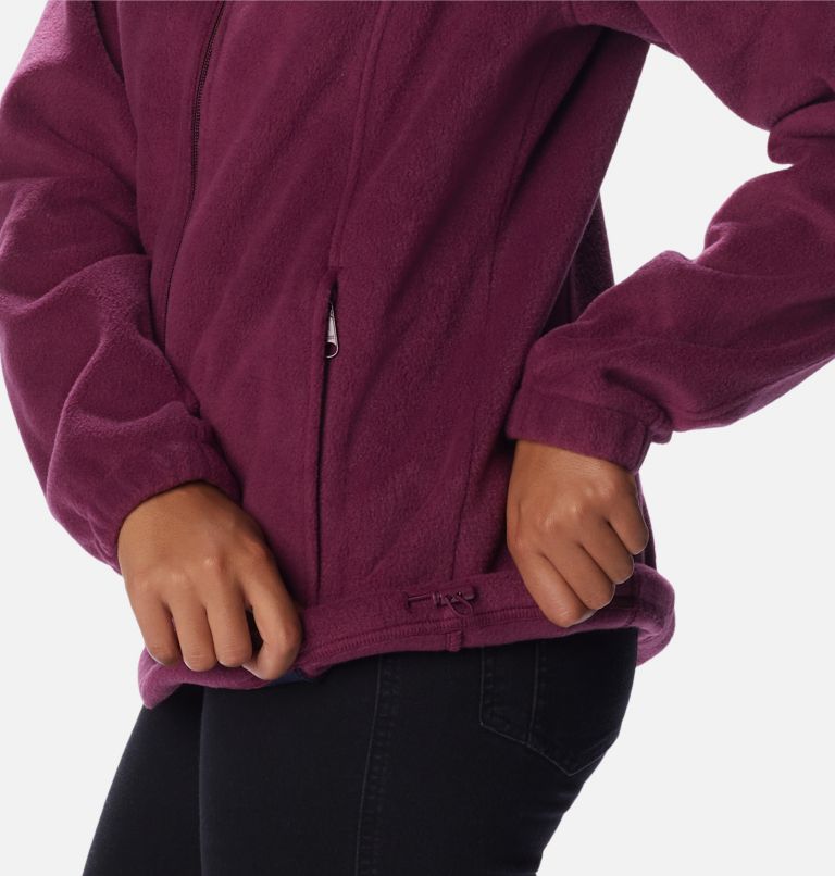 Thumbnail: Women’s Benton Springs Full Zip Fleece Jacket, Color: Marionberry, image 6