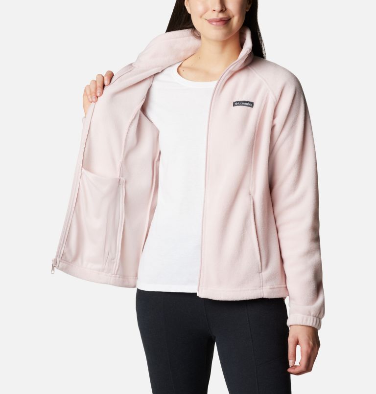 Women’s Benton Springs Full Zip Fleece Jacket, Color: Mineral Pink, image 5
