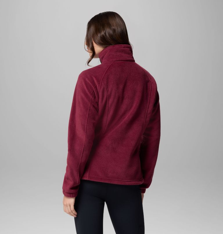 Women's Benton Springs Full Zip Fleece Jacket, Color: Rich Wine, image 3