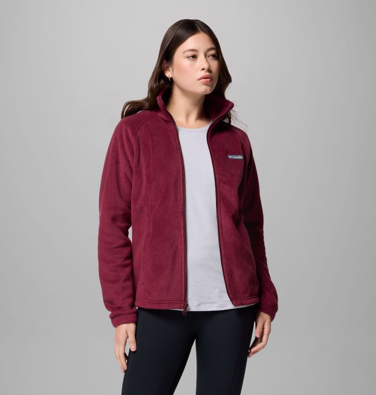 Women's Benton Springs Full Zip Fleece Jacket, Color: Rich Wine, image 1