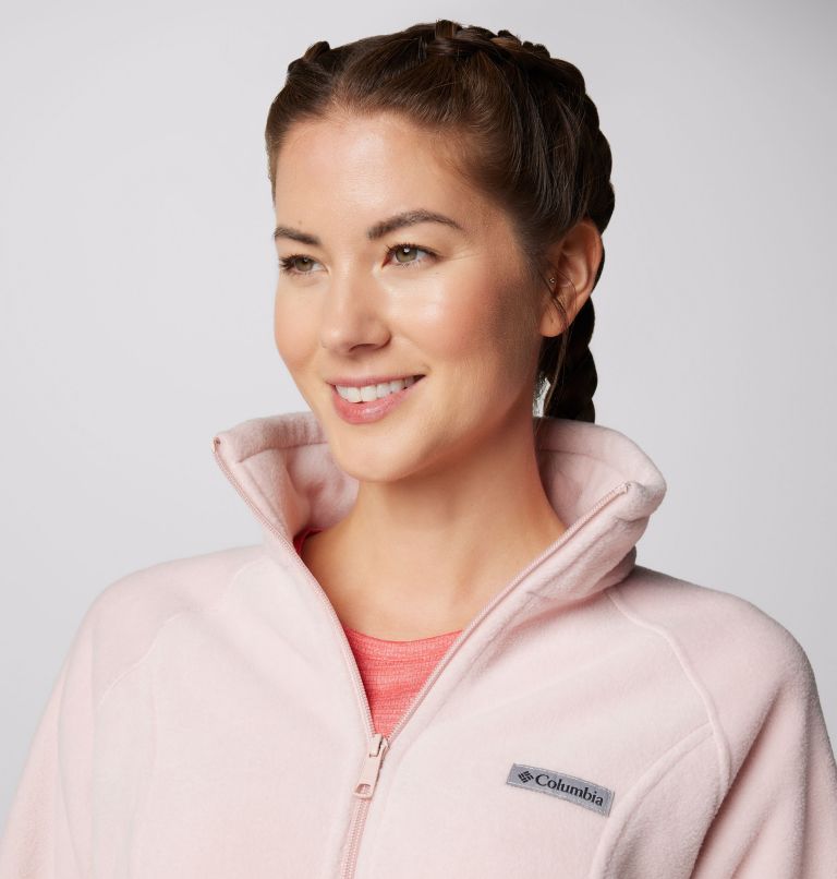 Thumbnail: Women's Benton Springs Full Zip Fleece Jacket, Color: Dusty Pink, image 5