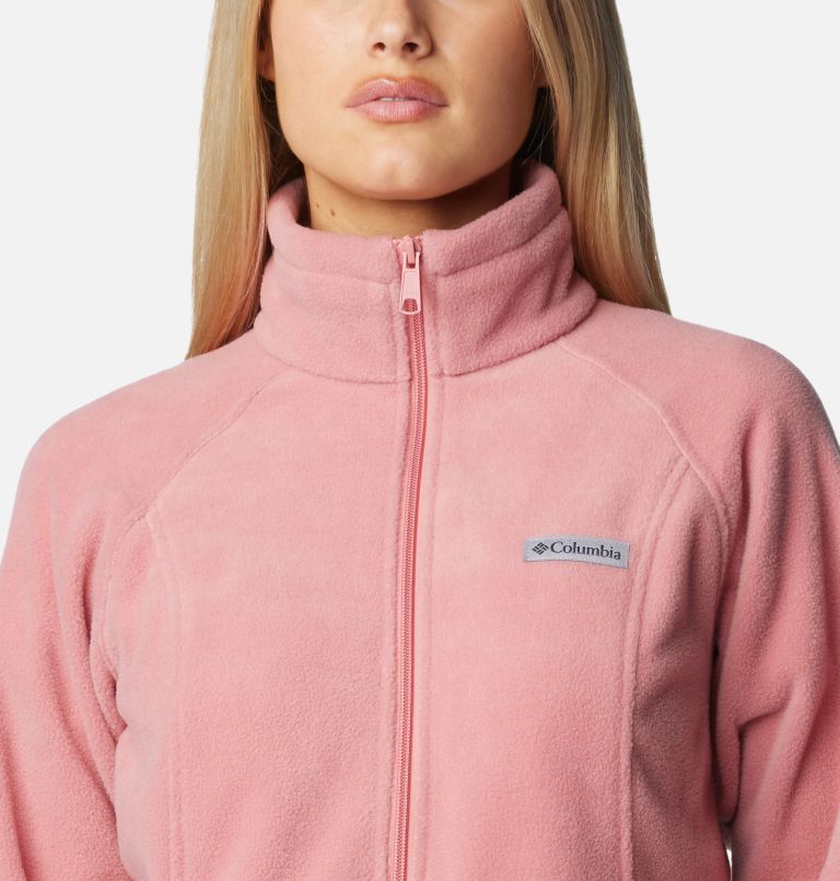 Columbia fleece jacket pink deals