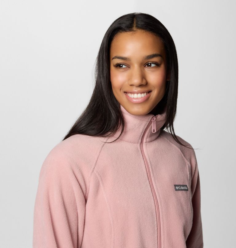 Women's Benton Springs Full Zip Fleece Jacket - Petite, Color: Eraser Pink, image 4