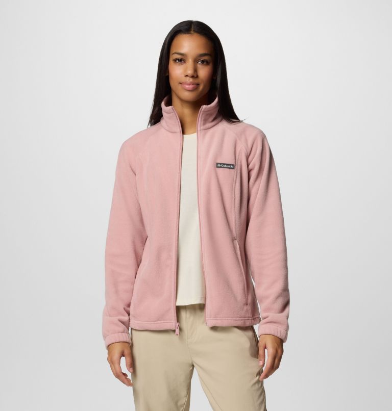 Women's Benton Springs Full Zip Fleece Jacket - Petite, Color: Eraser Pink, image 6