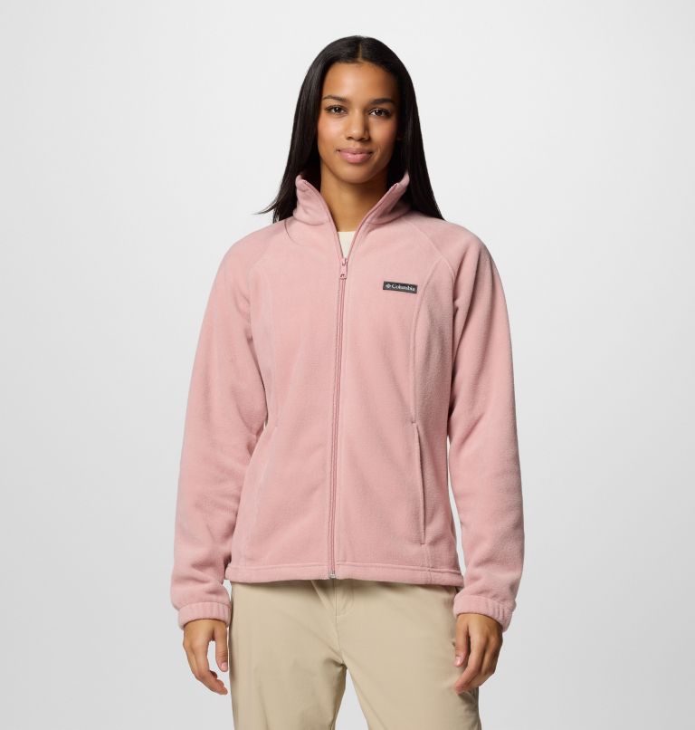 Women's Benton Springs Full Zip Fleece Jacket - Petite, Color: Eraser Pink, image 1