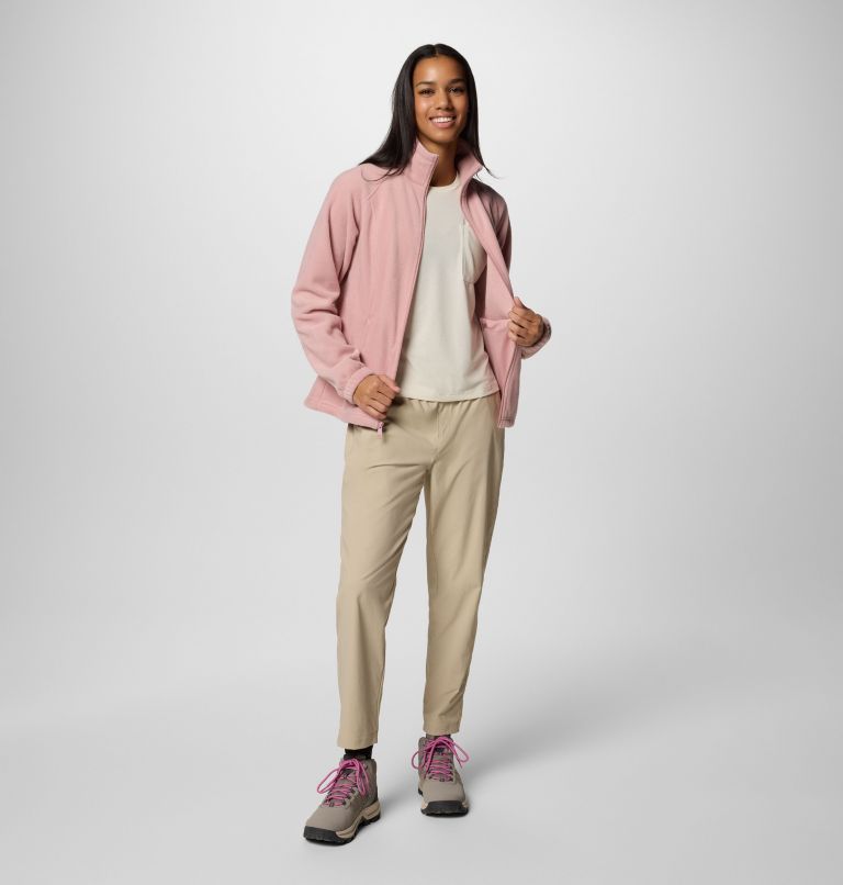 Women's Benton Springs Full Zip Fleece Jacket - Petite, Color: Eraser Pink, image 7