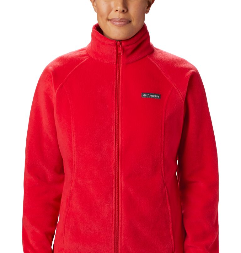 Thumbnail: Women's Benton Springs Full Zip Fleece Jacket, Color: Red Lily, image 3