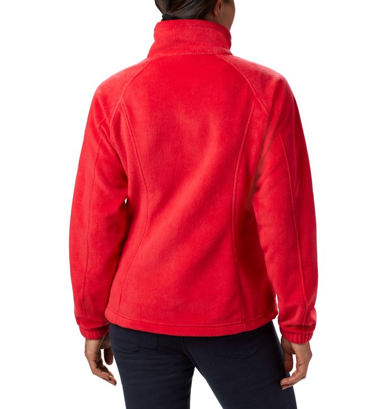 Women's Benton Springs Full Zip Fleece Jacket - Petite, Color: Red Lily, image 2